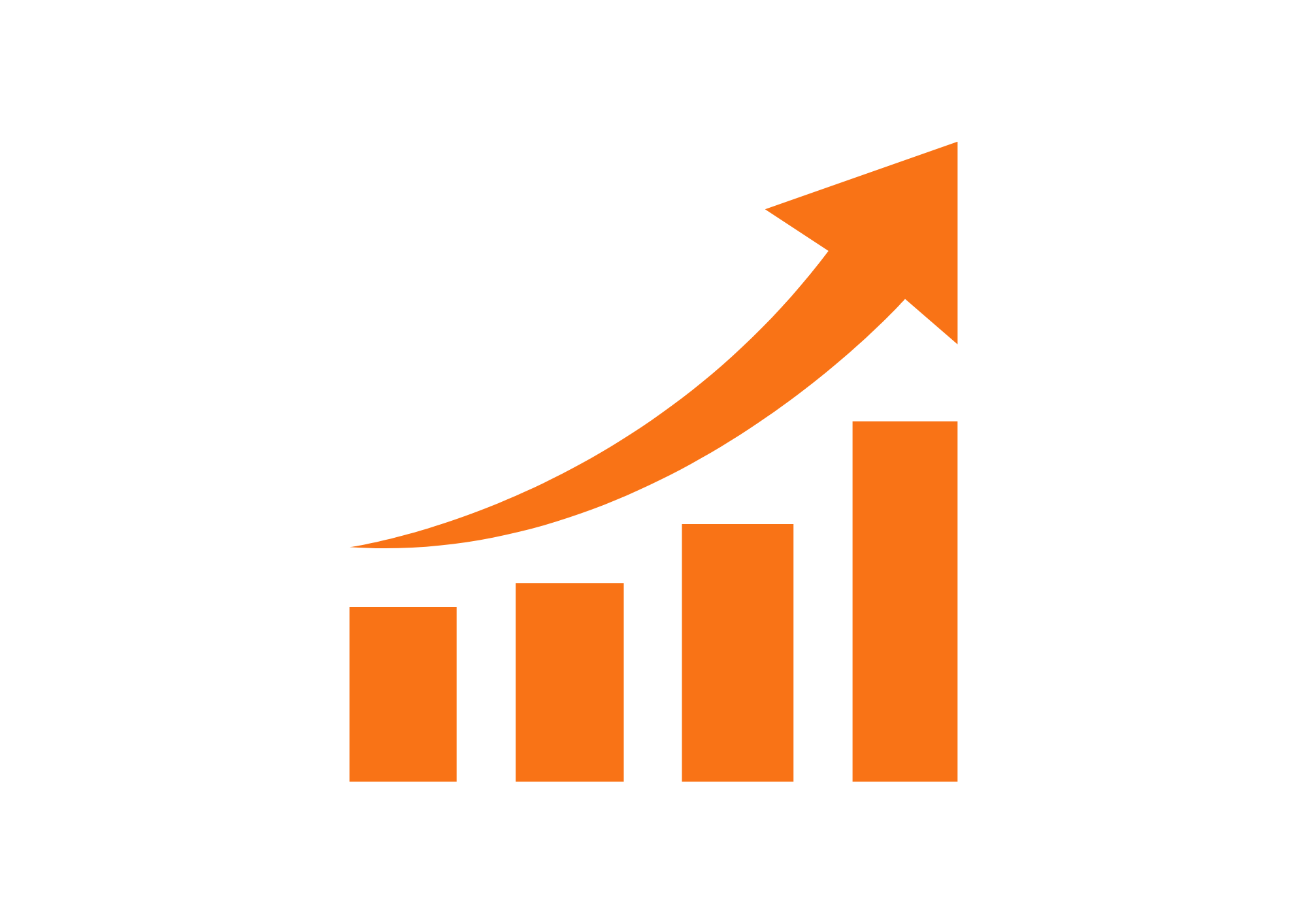 Icon of growth, representing a teacher increasing their student numbers