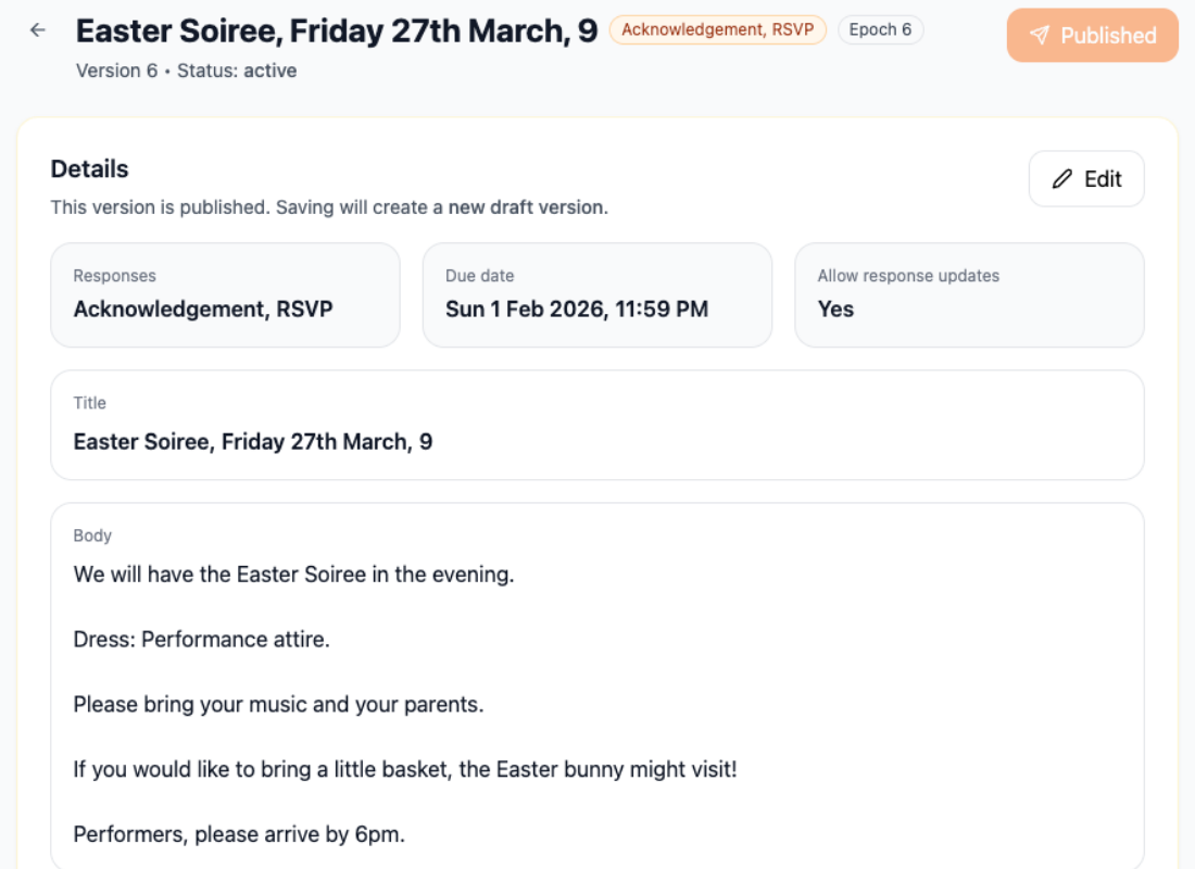 News and communication screenshots