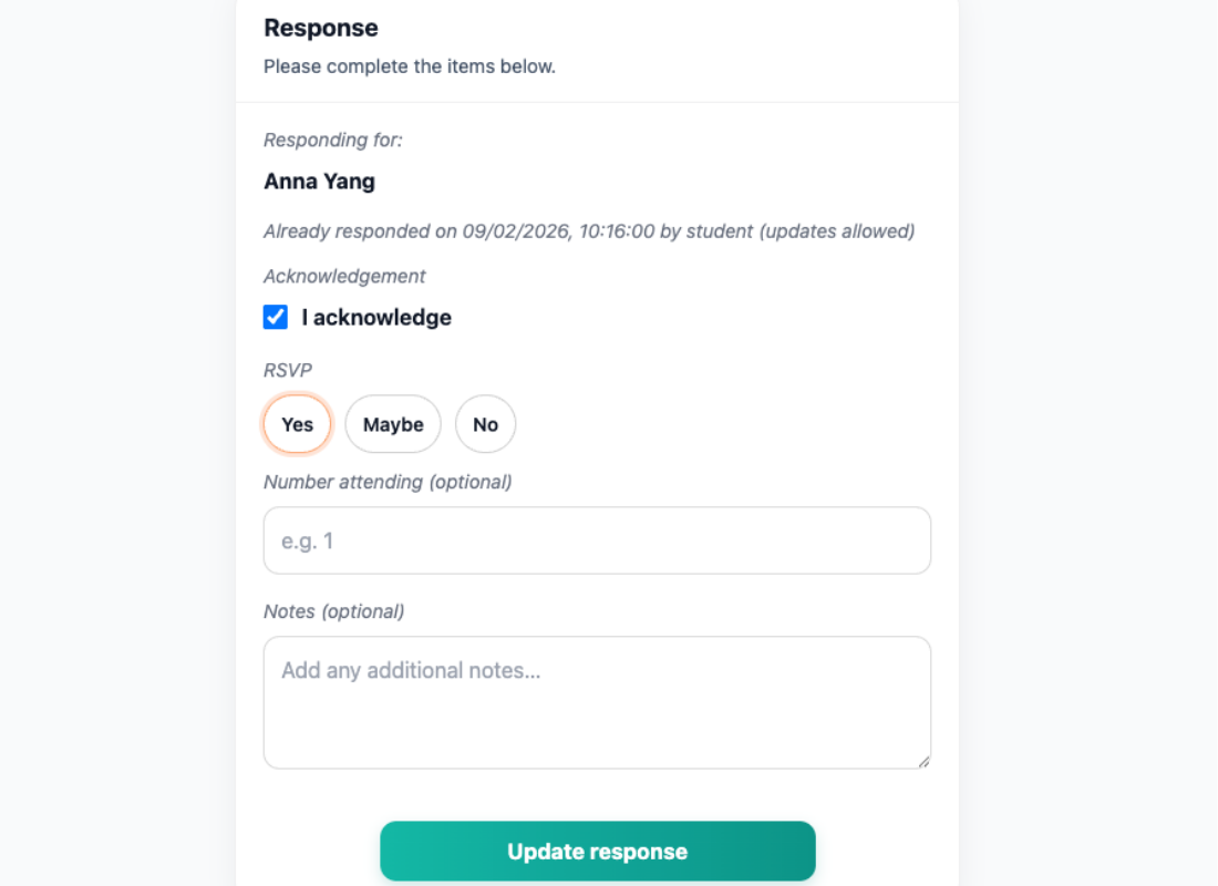 News and communication screenshots