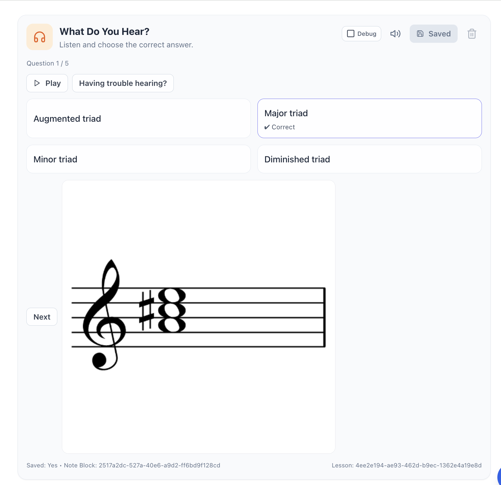 What Do You Hear? tool